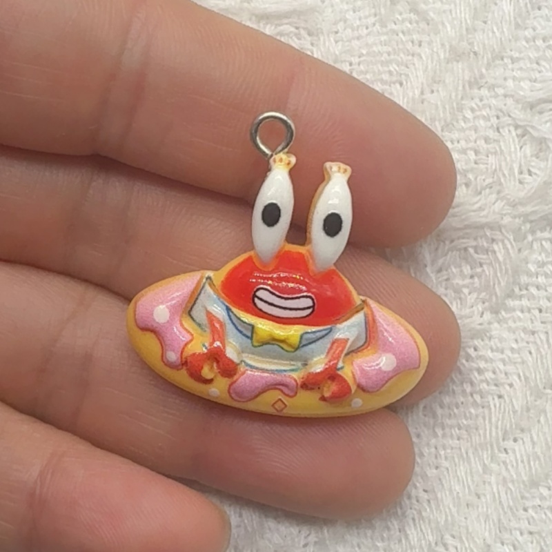 10pcs cartoon resin pendant, D - Jewelry Making Earrings recension och pris