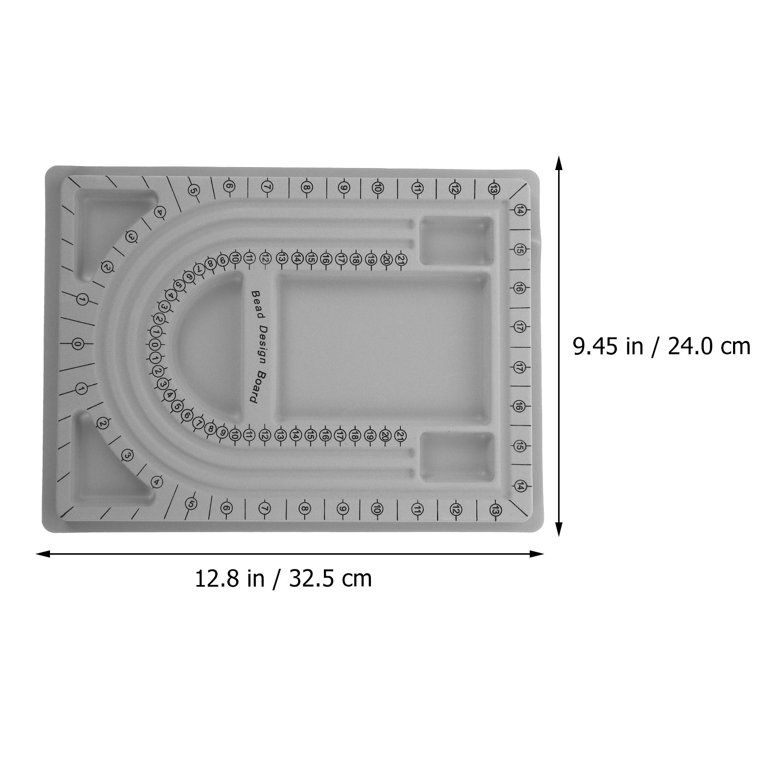2Pcs Bead Design Board Jewelry - Bead Organizer Tray recension och pris