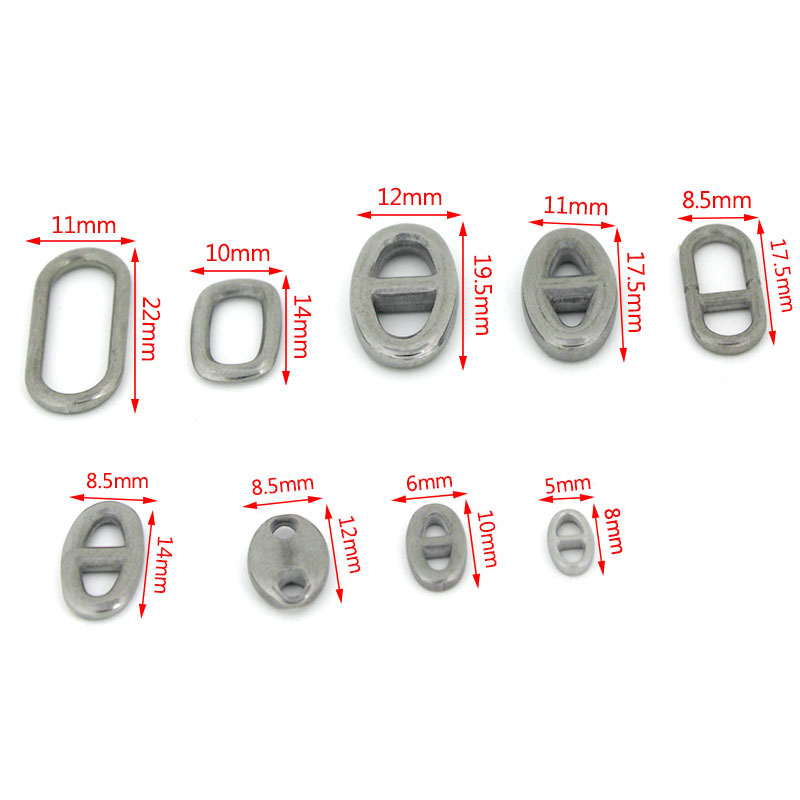 10Pcs Stainless Steel Double H - Jewelry Making School recension och pris