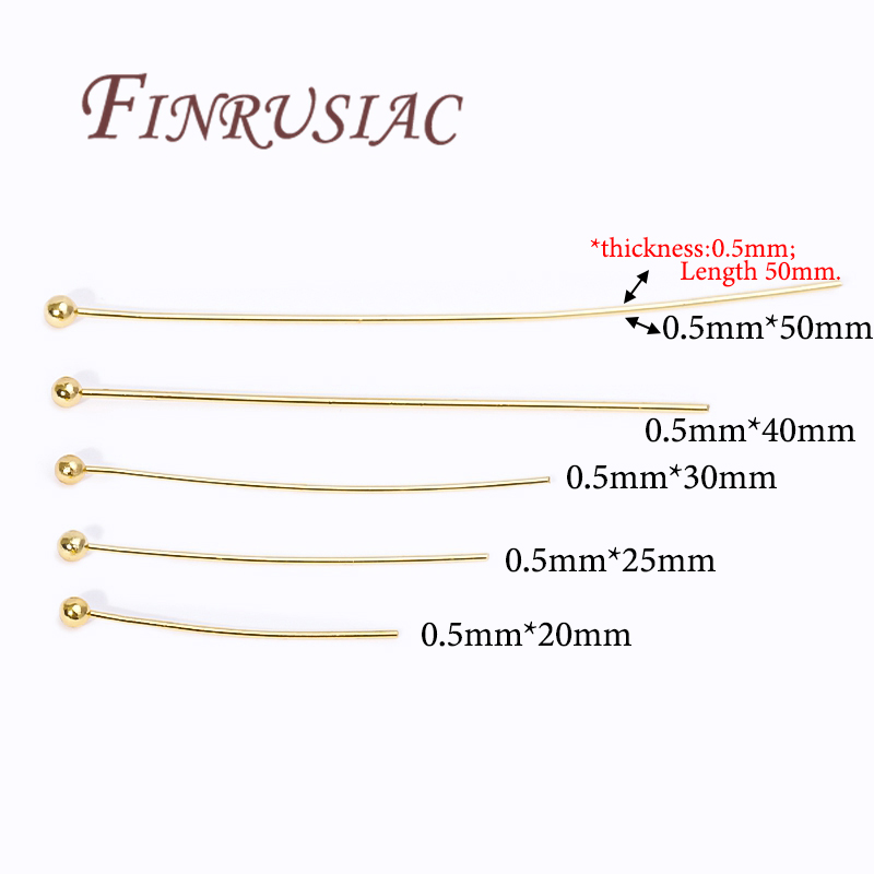 50Pcs 20-50mm Gold Plated Pins - Jewelry Making Jig recension och pris