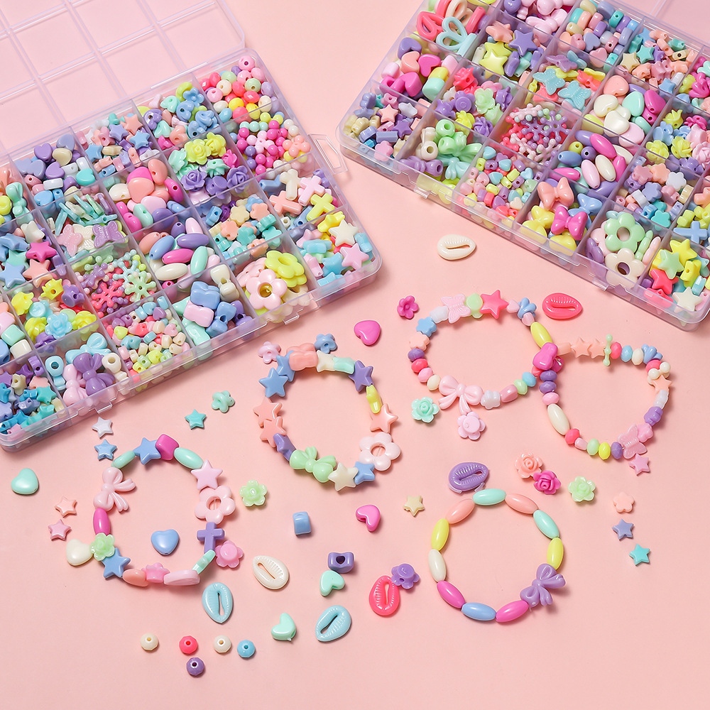 1 Box Colorful Acrylic Pony Be - Bead Organizer Tray recension och pris