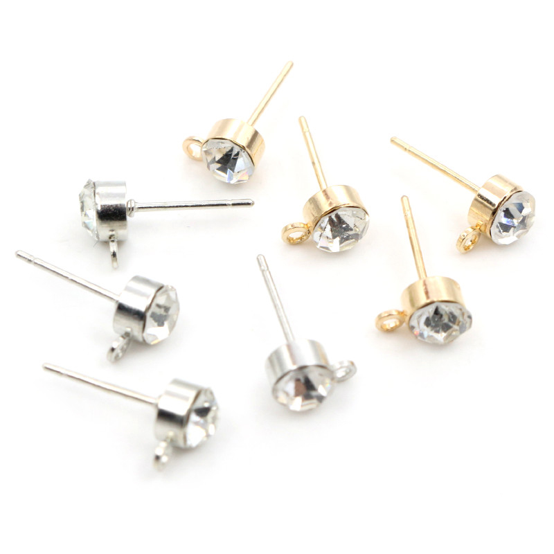 50pcs Stud Earrings Pins with  - Jewelry Making Set recension och pris