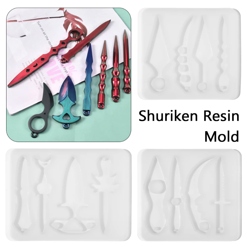 Shuriken Ninja Star Silicone M - Jewelry Making Techniques recension och pris